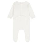 White & Navy Blue Logo Geometric Logo Babygrows ( 2-Pack ), 1, hi-res