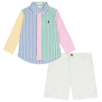 Baby Boys Multi-Coloured Shorts Set