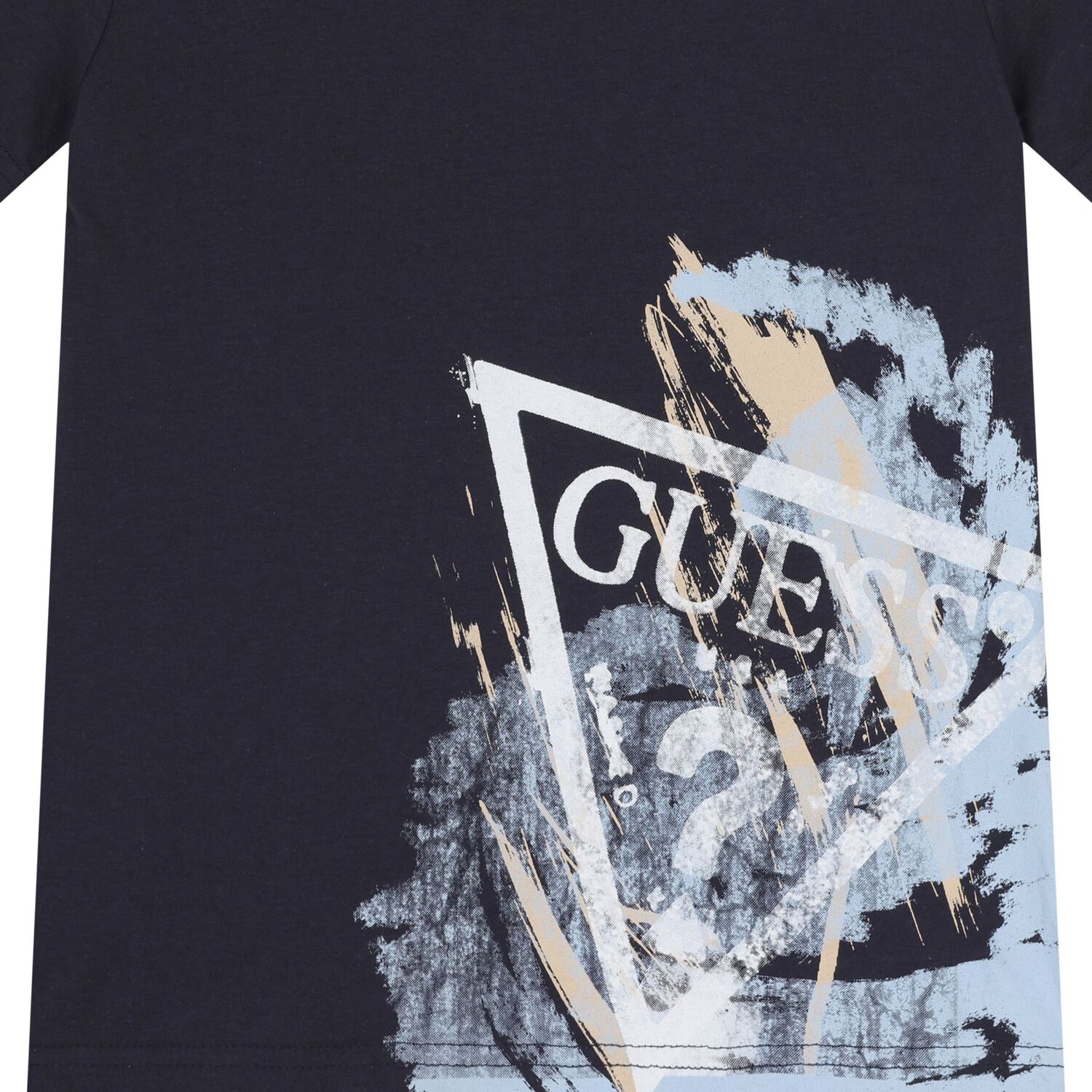 Boys Navy Blue Logo T-Shirt, 2, hi-res