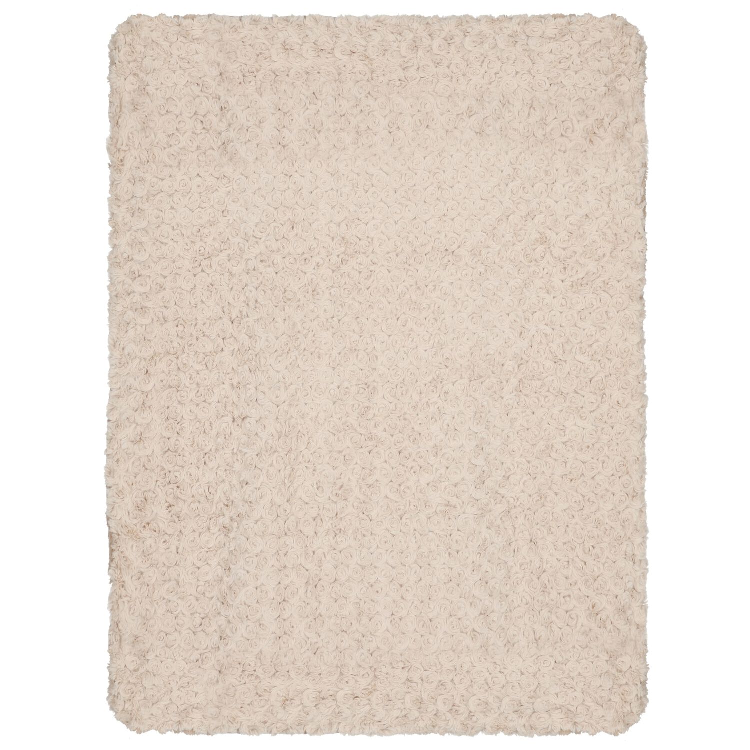 Beige Plush Baby Blanket, 1, hi-res image number null