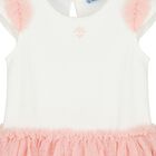 فستان عاجي ووردي للفتيات الصغيرات, 2, hi-res