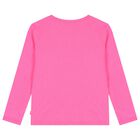 Girls Pink Sequin Unicorn Long Sleeve Top, 1, hi-res