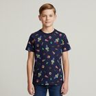 Boys Navy Blue Polo Bear T-Shirt, 1, hi-res