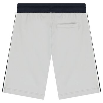 Boys Grey Logo Shorts