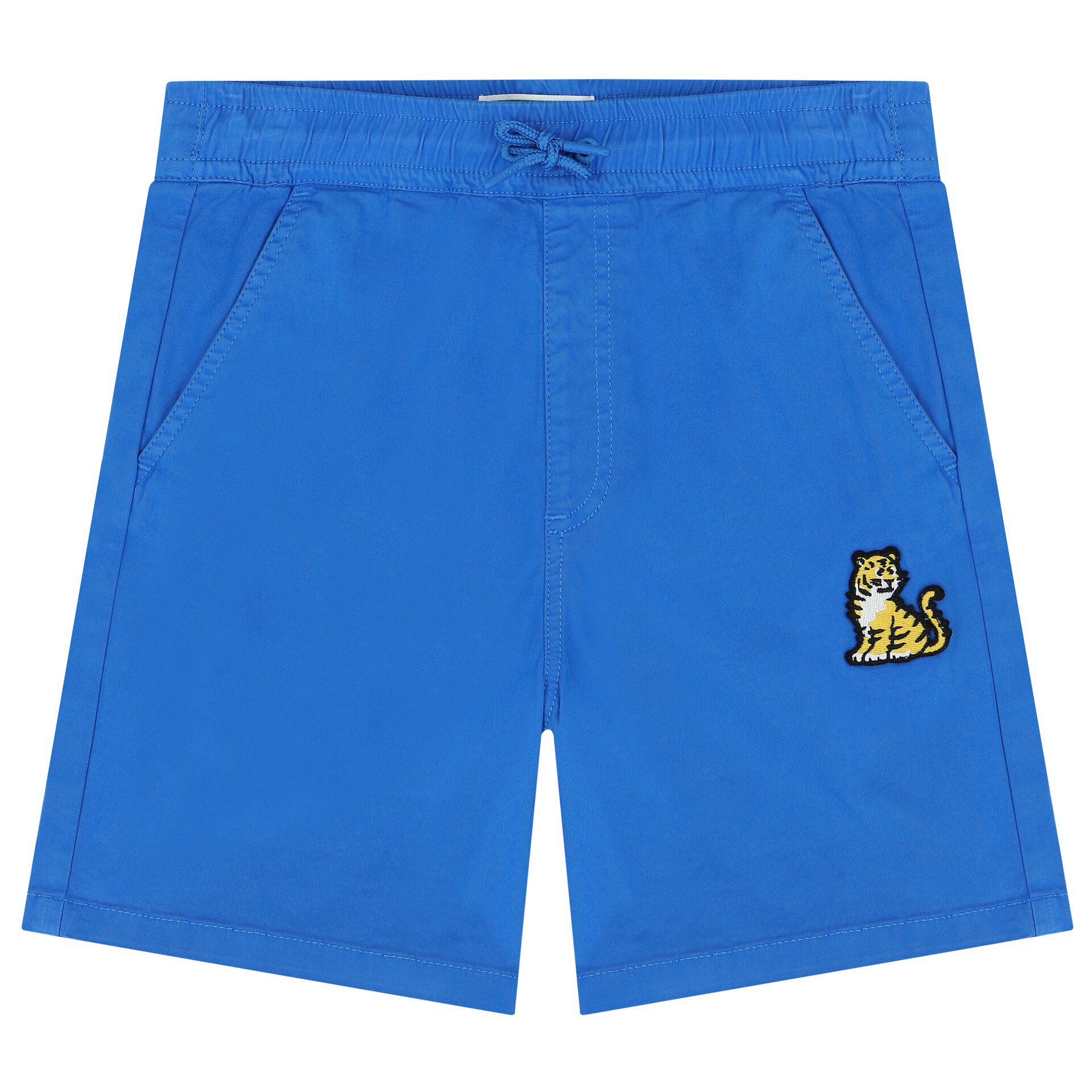 KENZO KIDS Boys Blue Tiger Shorts Junior Couture Bahrain