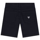 Boys Navy Blue Shorts, 1, hi-res