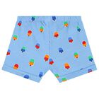 Baby Boys Red & Blue Shorts Set, 1, hi-res