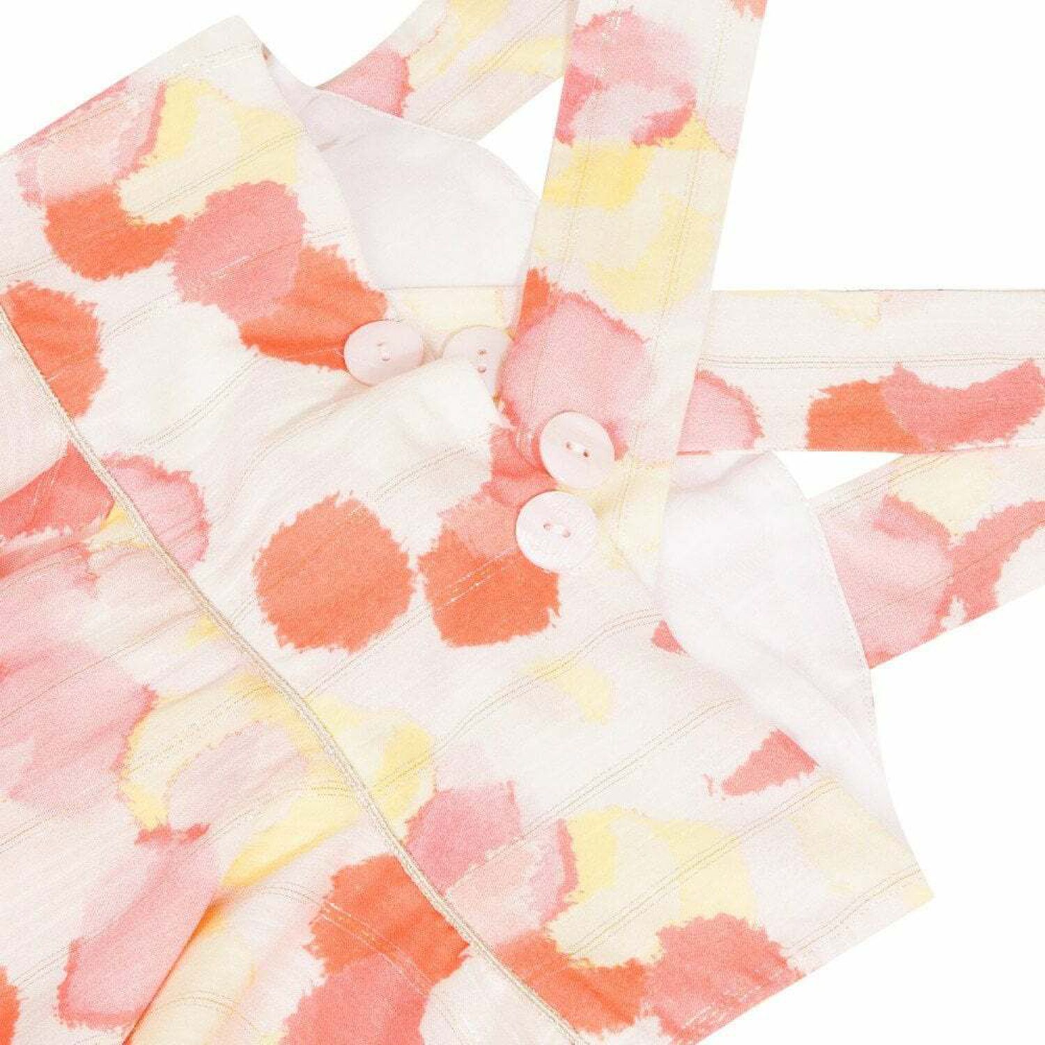 فستان باللونين الوردي والأصفر للبنات, 1, hi-res image number null