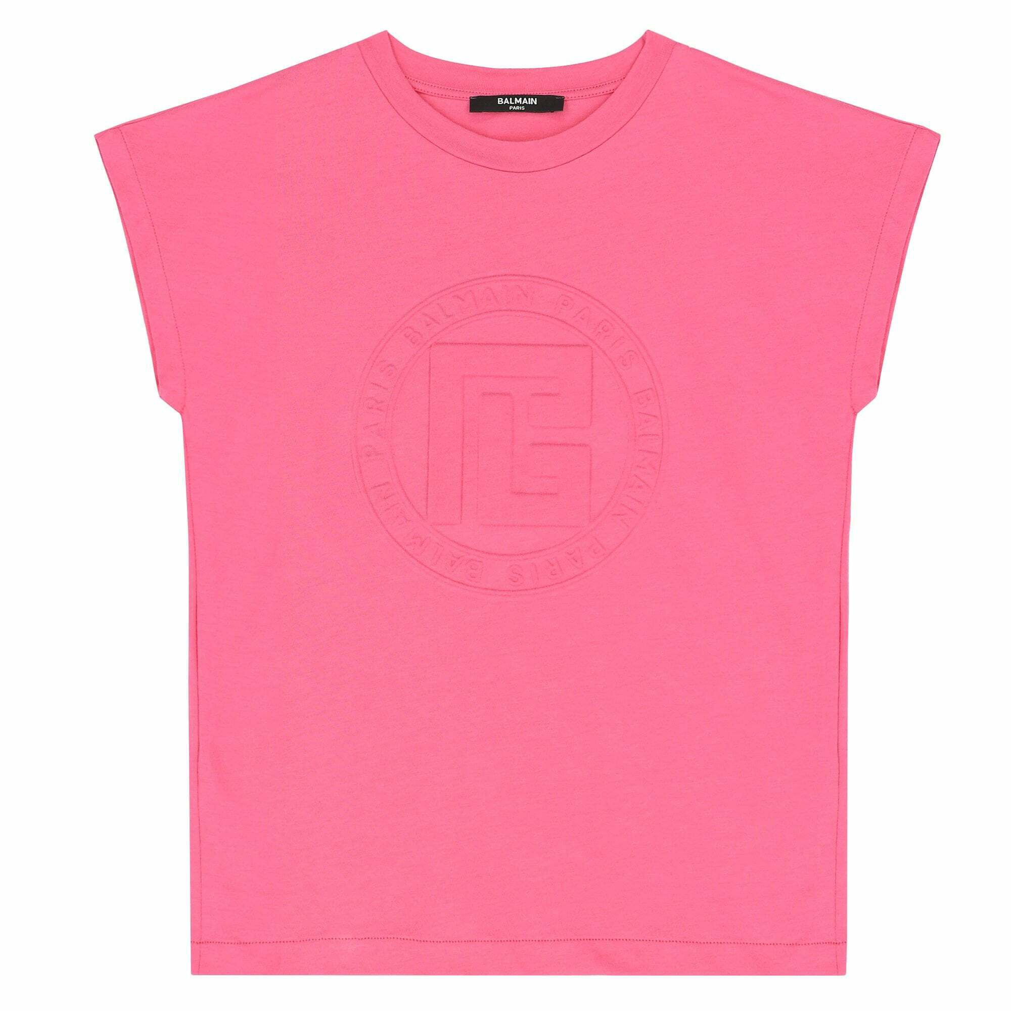 Balmain Girls Pink Logo Shirt | Junior Couture USA