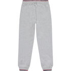 Boys Grey Logo Tracksuit, 1, hi-res