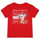 Boys Red & Black Paw Patrol Shorts Set, 1, hi-res