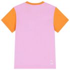 Girls Pink & Orange Dora The Explored Logo T-Shirt, 1, hi-res