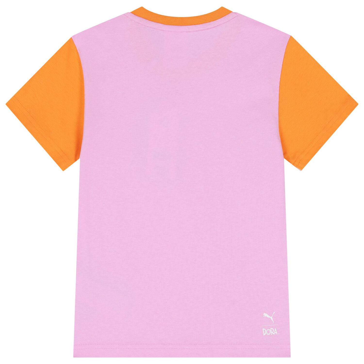 Girls Pink & Orange Dora The Explored Logo T-Shirt, 1, hi-res