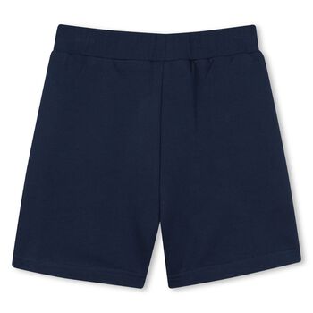 Girls Navy Blue Boke Flower Shorts