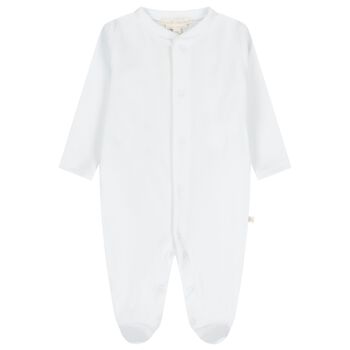 Baby Boys Blue Wings Velour Babygrow