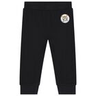 Baby Boys Black Logo Tracksuit, 1, hi-res