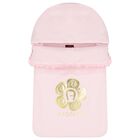 Baby Girls Pink & Gold Logo Nest, 2, hi-res