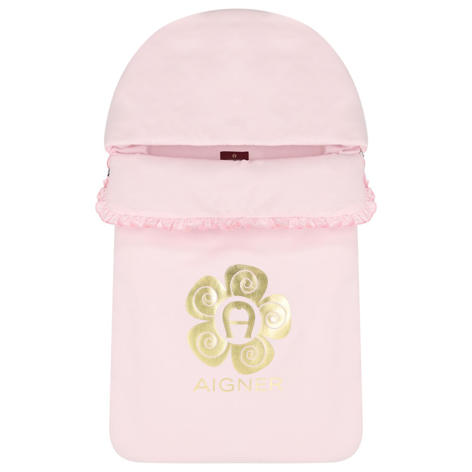 Baby Girls Pink & Gold Logo Nest, 2, hi-res