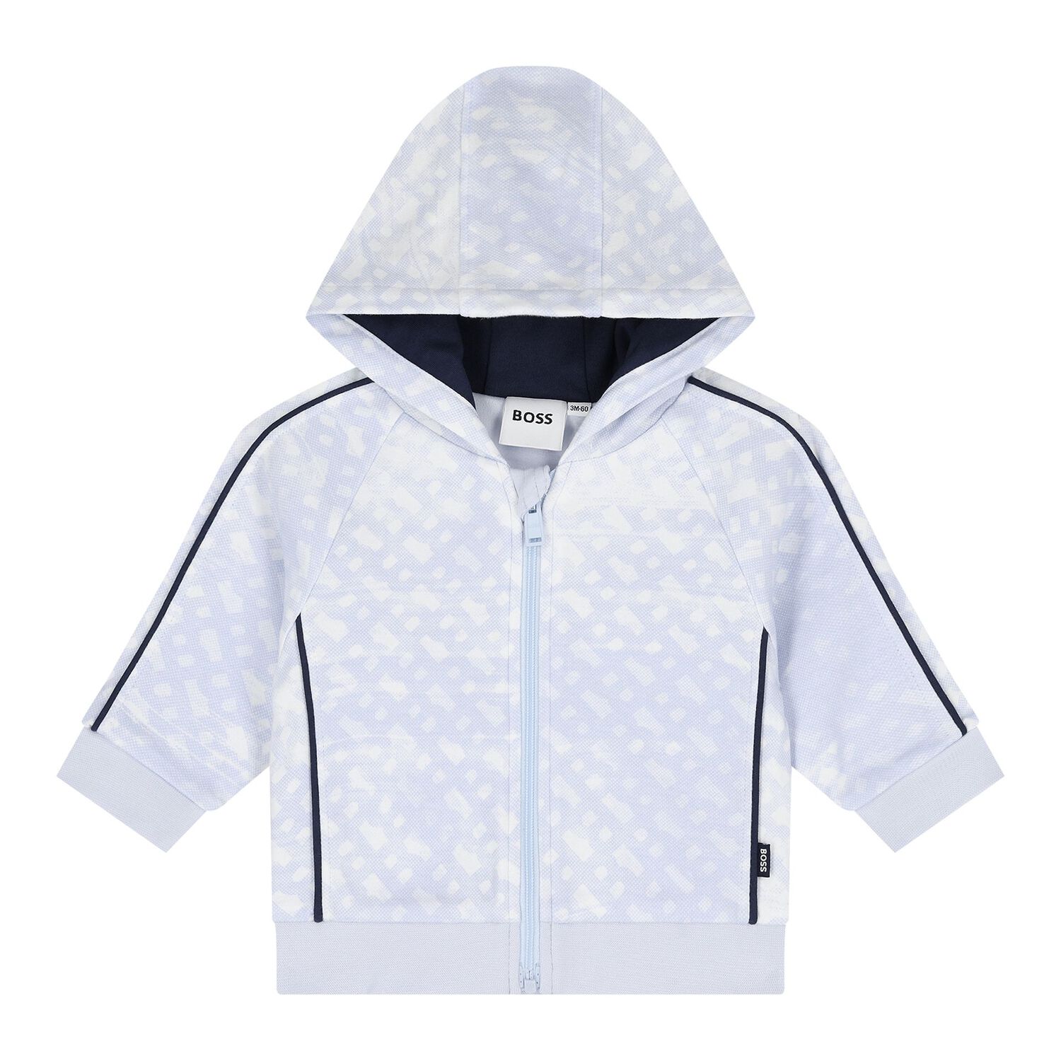 Baby Boys Blue Logo Tracksuit, 1, hi-res