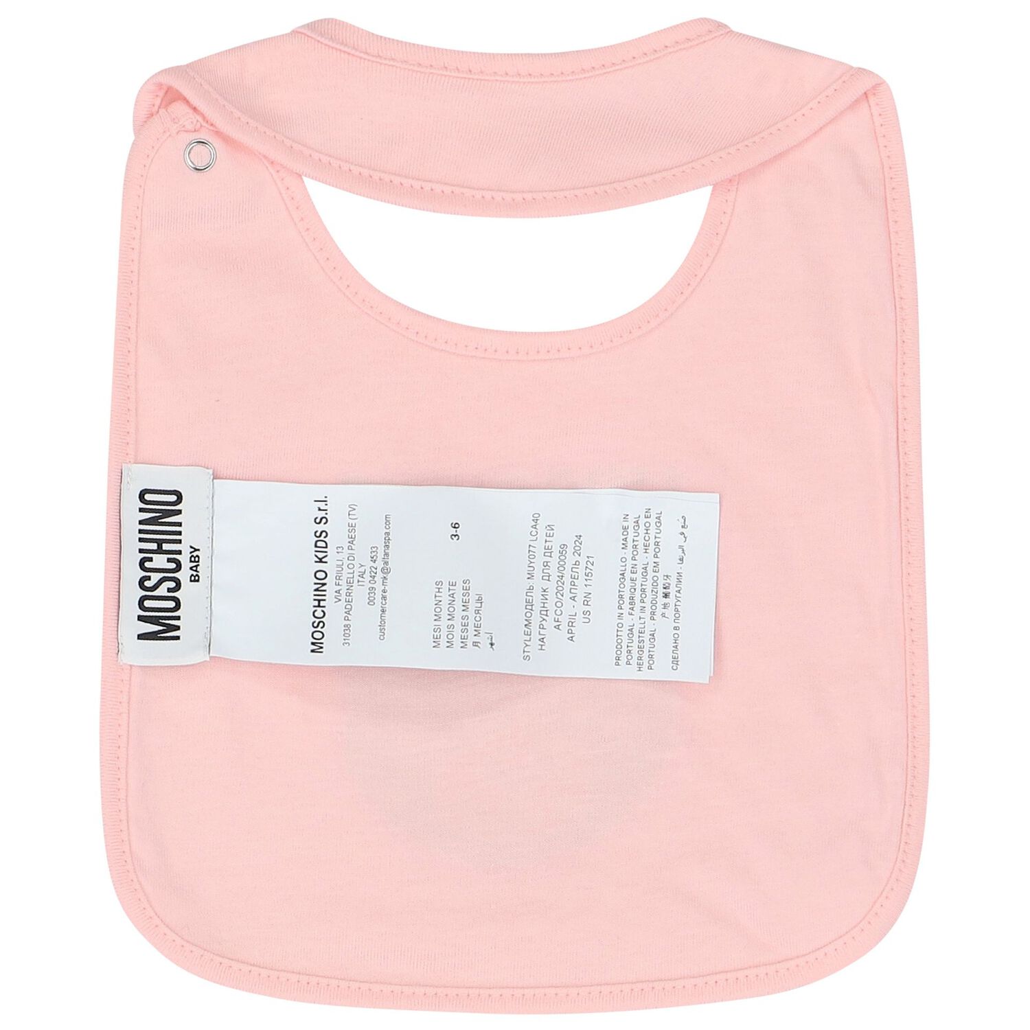 Baby Girls Pink Teddy Bear Logo Babygrow Gift Set, 4, hi-res