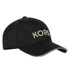 كاب بنات بالشعار باللون الاسود, 1, hi-res