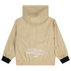 توب اولاد هودى بسحاب قابل للعكس باللون البيج والاسود, 1, hi-res