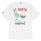 Boys White Logo T-Shirt, 1, hi-res