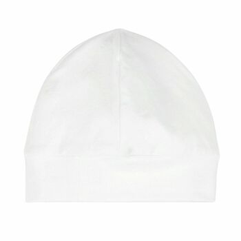 Baby Girls White Flower Hat