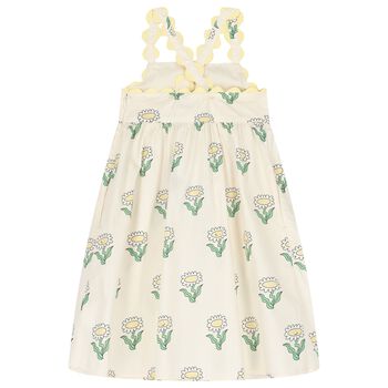 Girls Ivory Daisy Dress