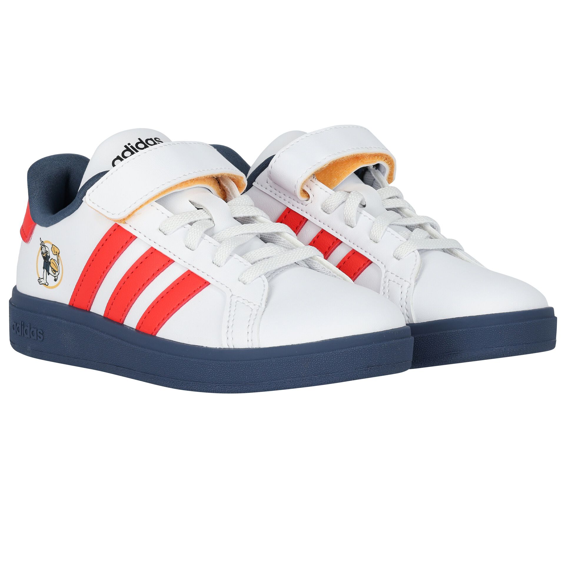 Red white and blue adidas trainers new arrivals