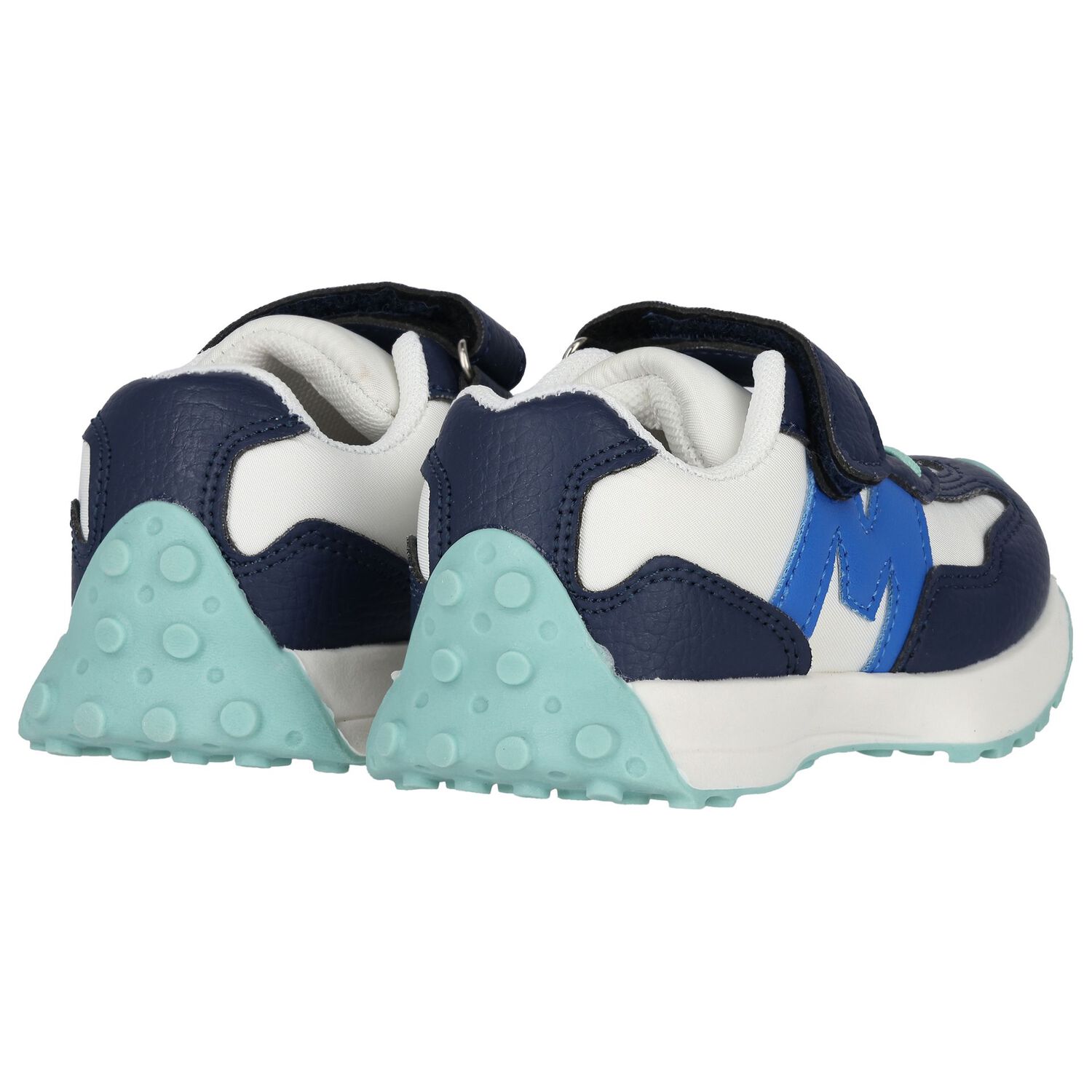 حذاء أولاد رياضي باللون الأبيض و الكحلي , 2, hi-res image number null