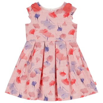 Girls Pink Floral Dress