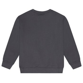 Boys Grey Logo Sweatshirt