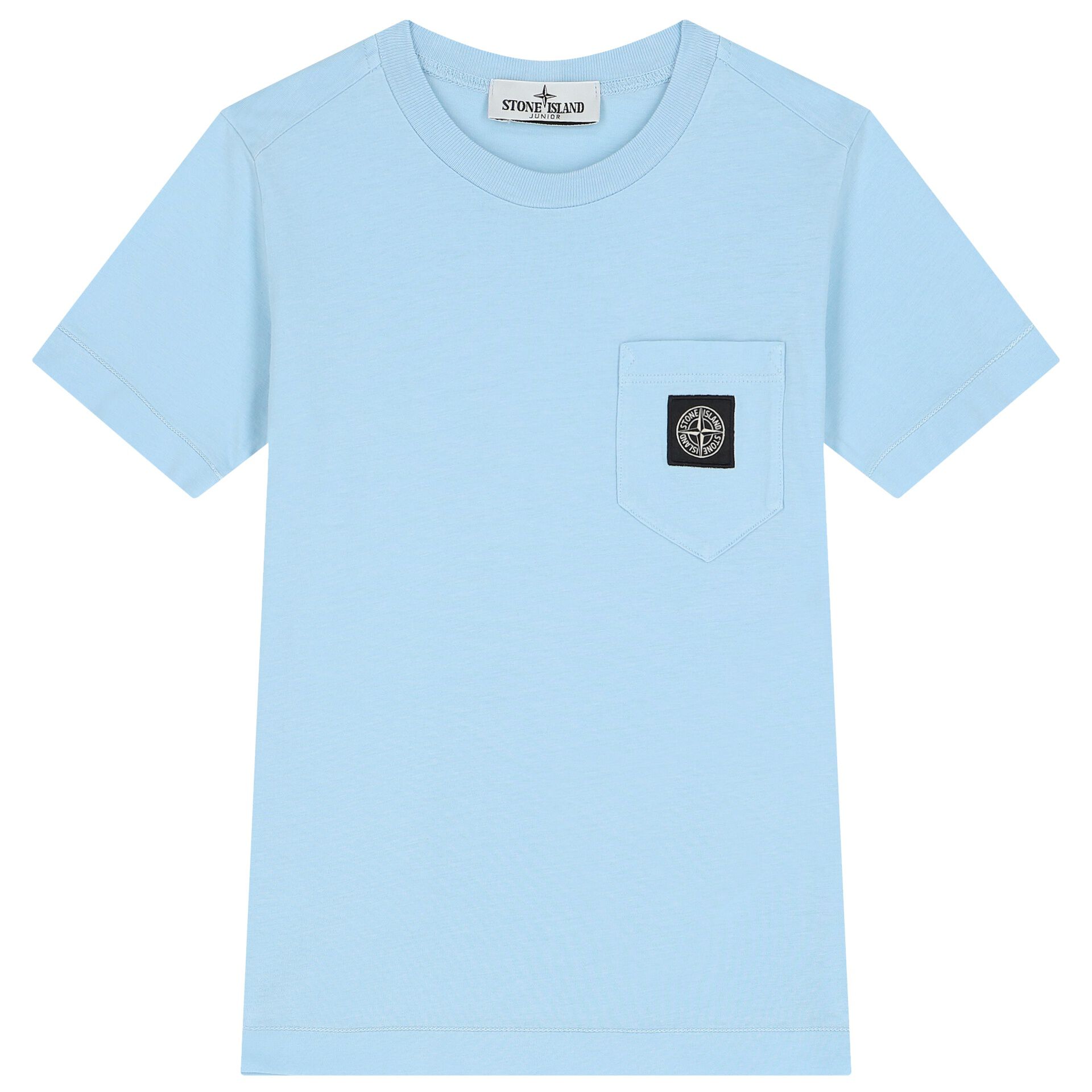 Stone Island Boys Blue Logo T Shirt Junior Couture Bahrain