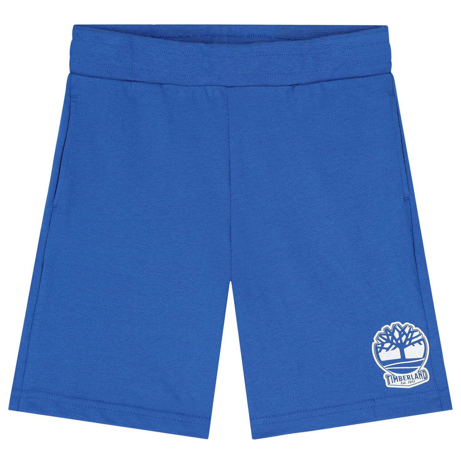 Boys White & Blue Logo Shorts Set, 1, hi-res image number null