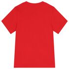 Boys Red Logo T-Shirt, 2, hi-res