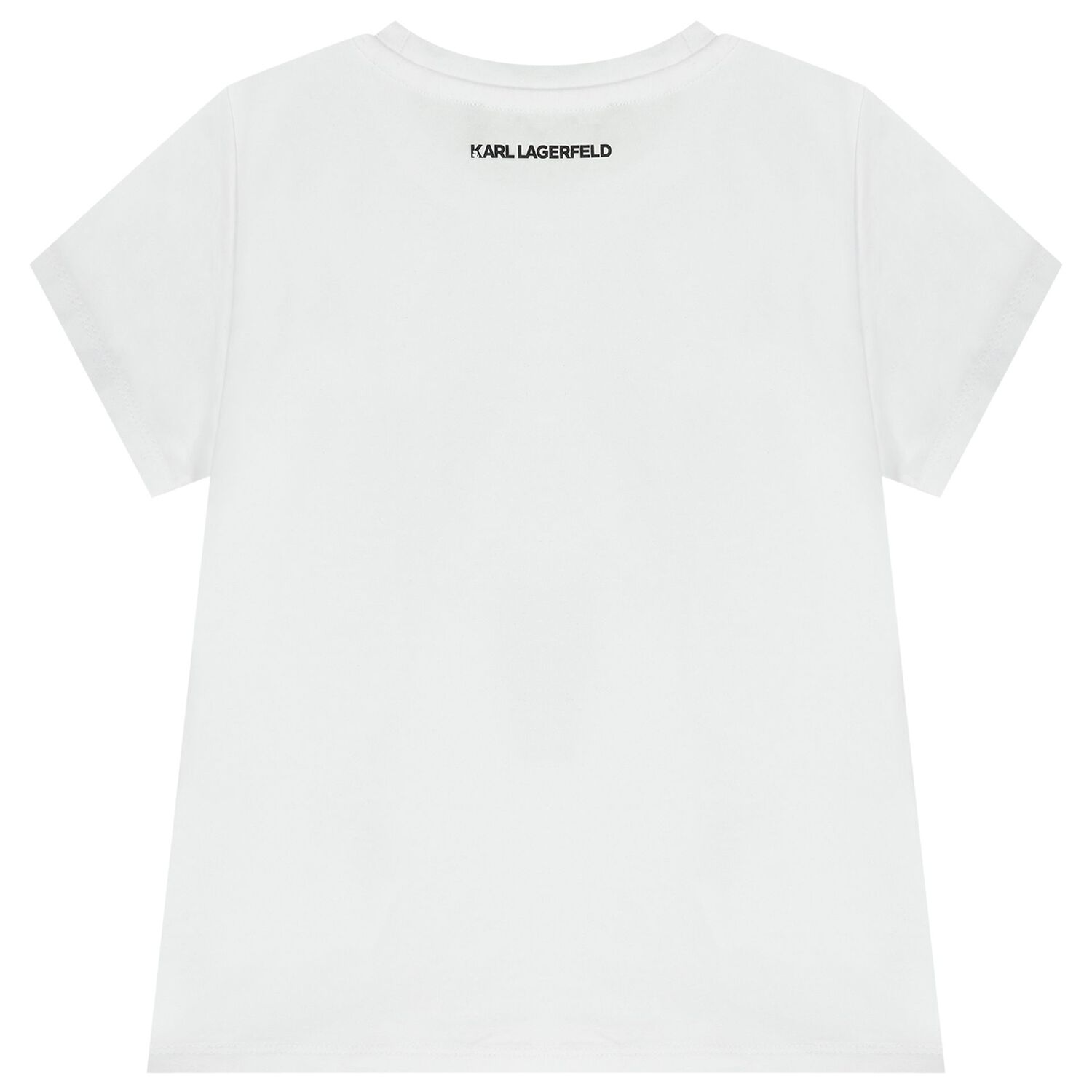 Girls Mini Me White Ikonik T-Shirt, 2, hi-res