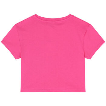 Girls Pink Logo T-Shirt