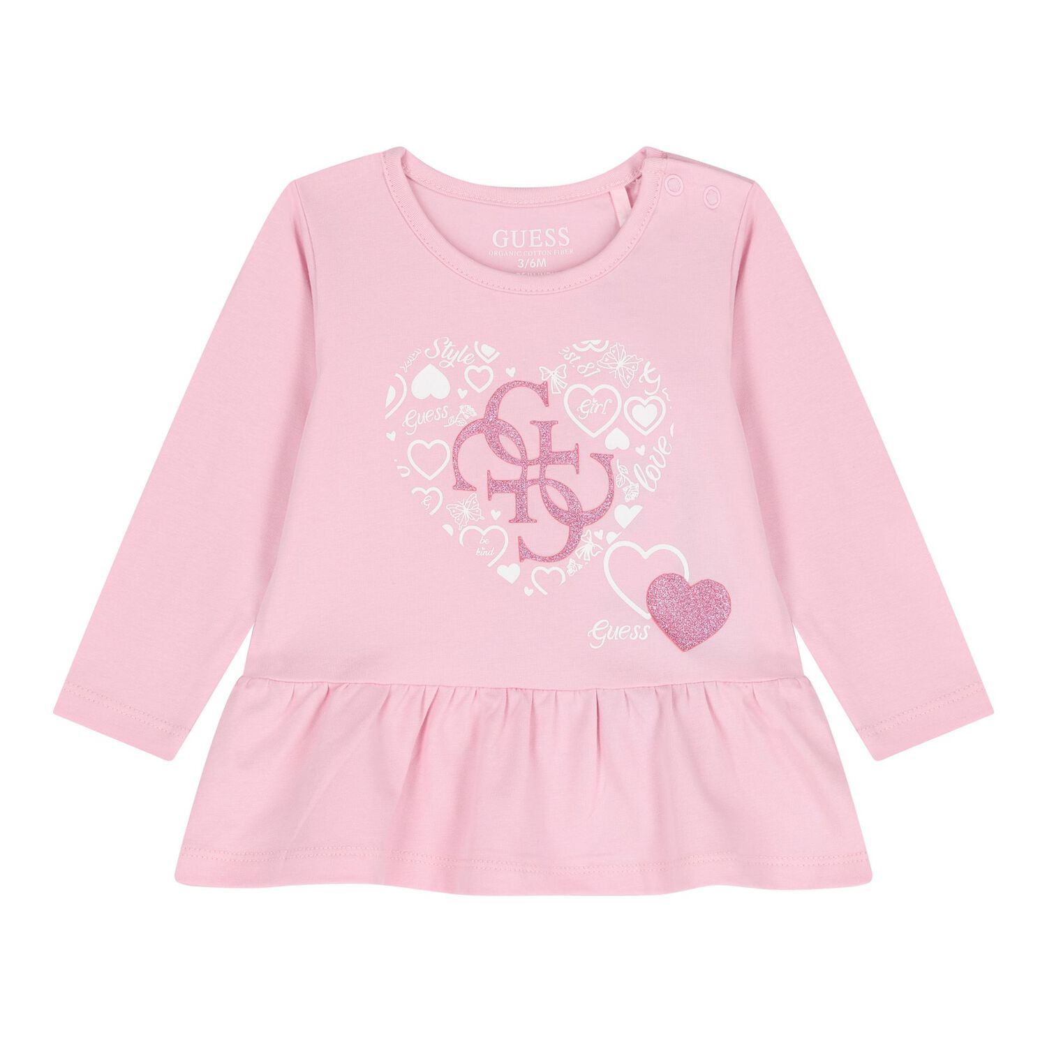 Baby Girls Pink & Blue Logo Leggings Set, 1, hi-res image number null