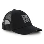 Girls Black Logo Cap, 1, hi-res