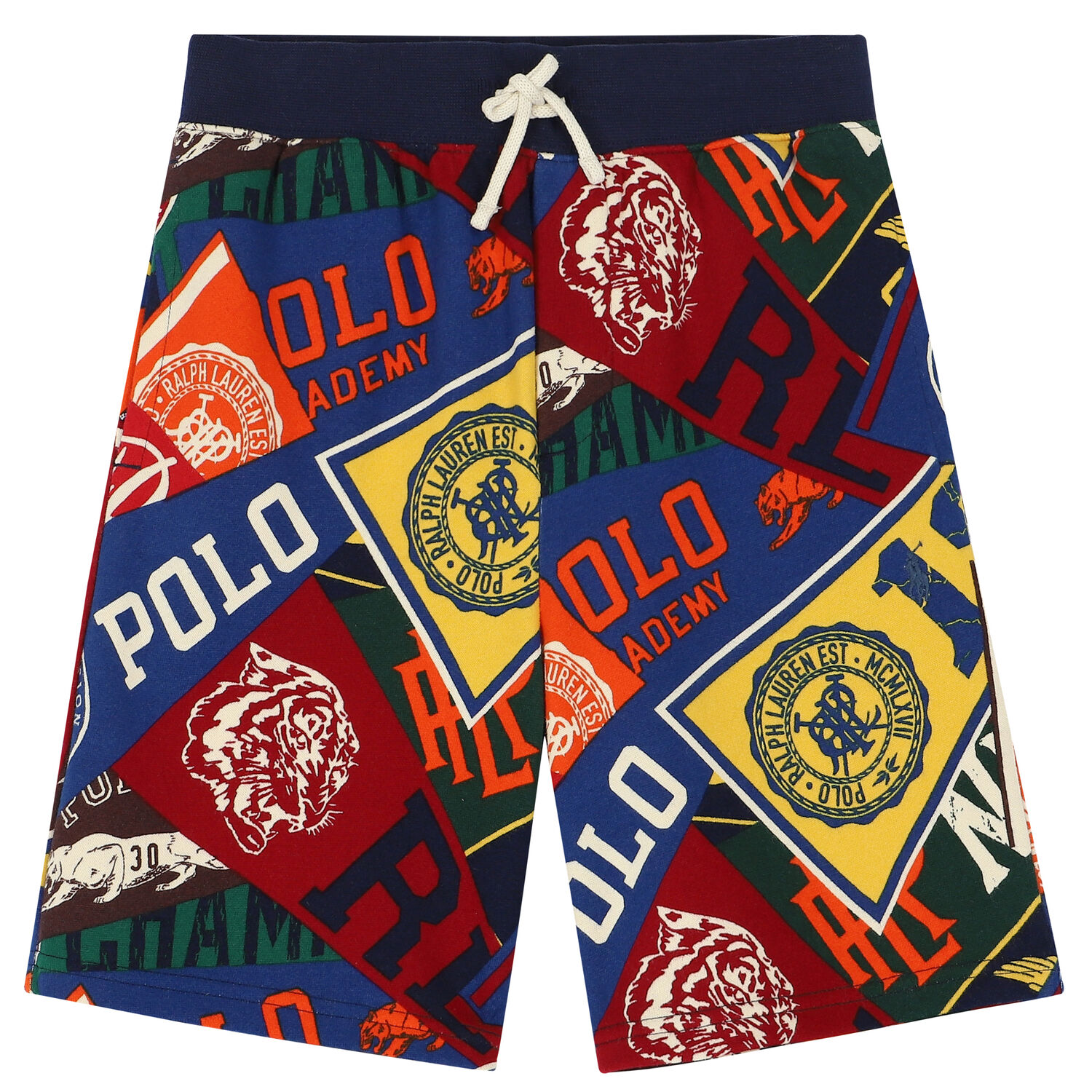 Boys Multi-Colored Logo Shorts, 1, hi-res