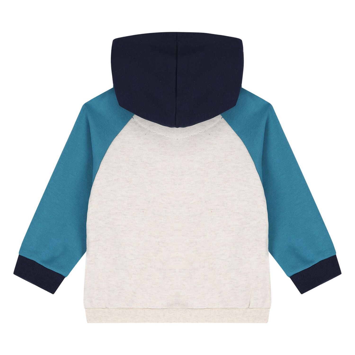 Younger Boys Blue & Beige Tiger Tracksuit Set, 1, hi-res