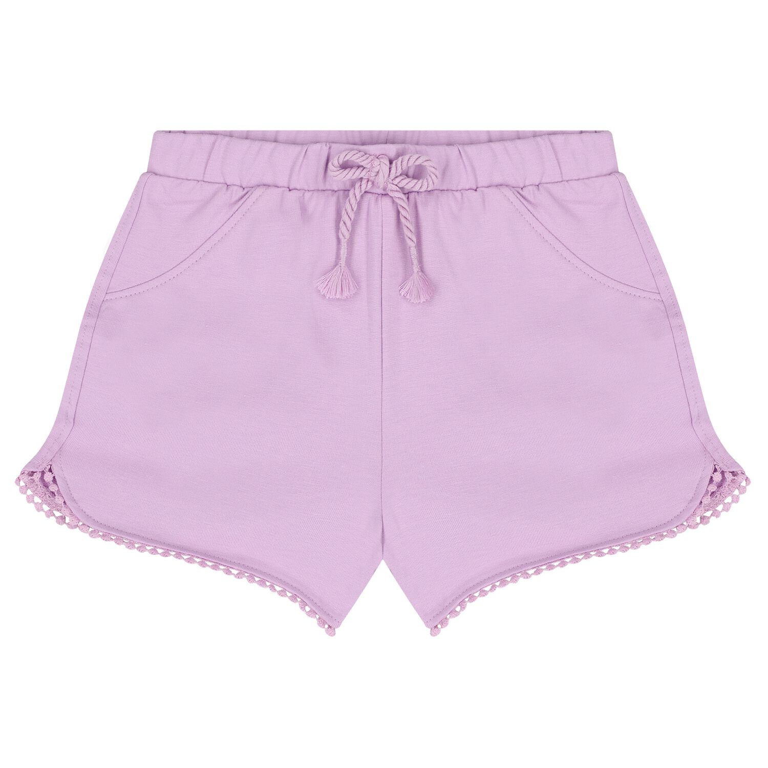 Younger Girls Lilac Shorts, 3, hi-res