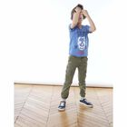 Boys Blue Cotton T-Shirt, 1, hi-res