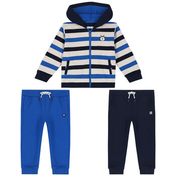 Younger Boys Navy & Blue Tracksuit