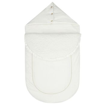 White & Gold Baby Nest