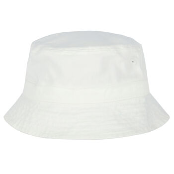 Boys White Bear Logo Hat