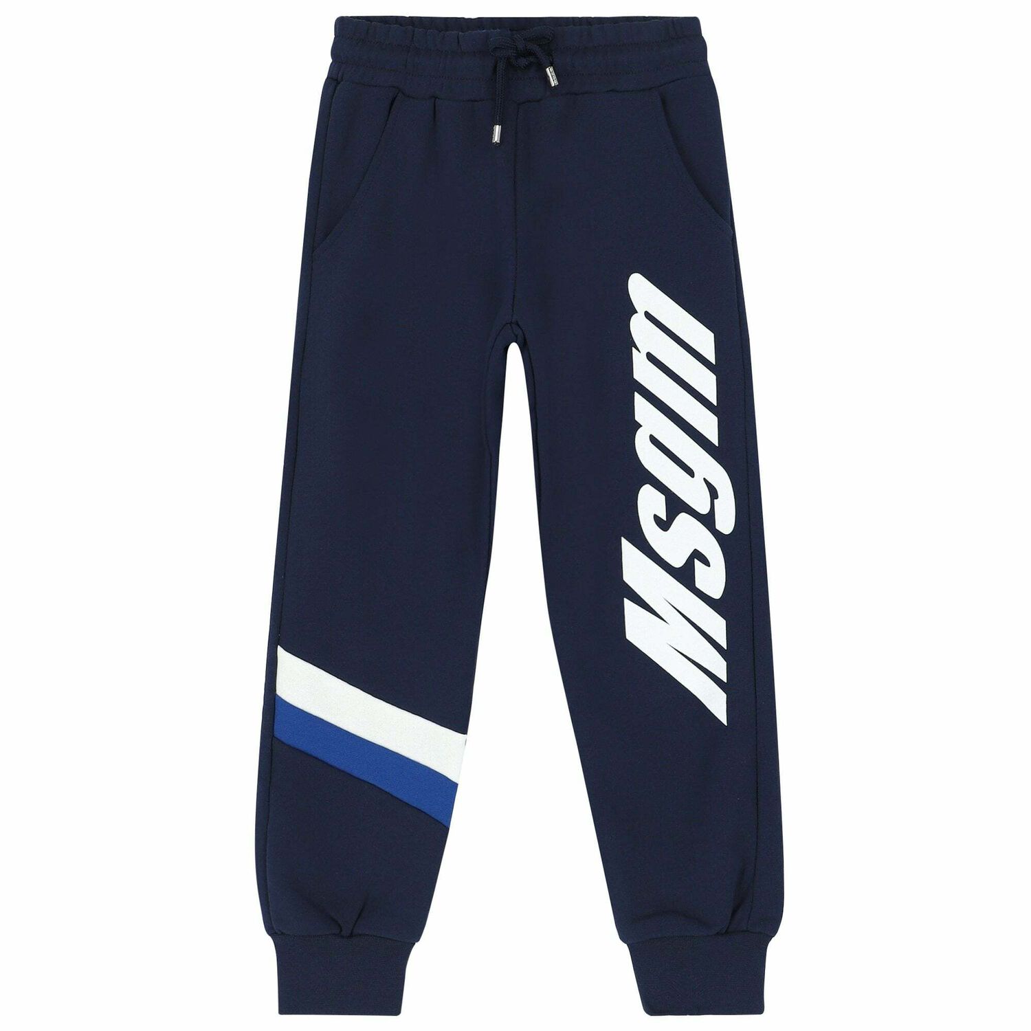 Boys Navy Logo Joggers, 1, hi-res