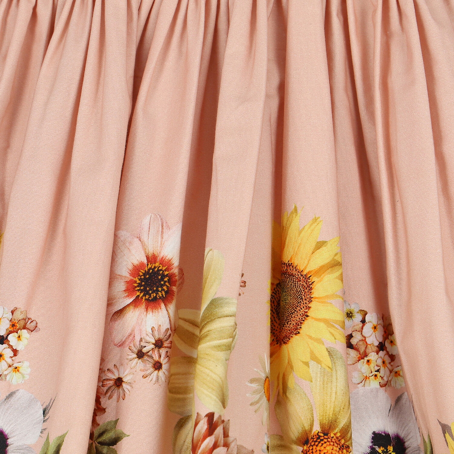 فستان بنات بالزهور باللون الوردى, 1, hi-res