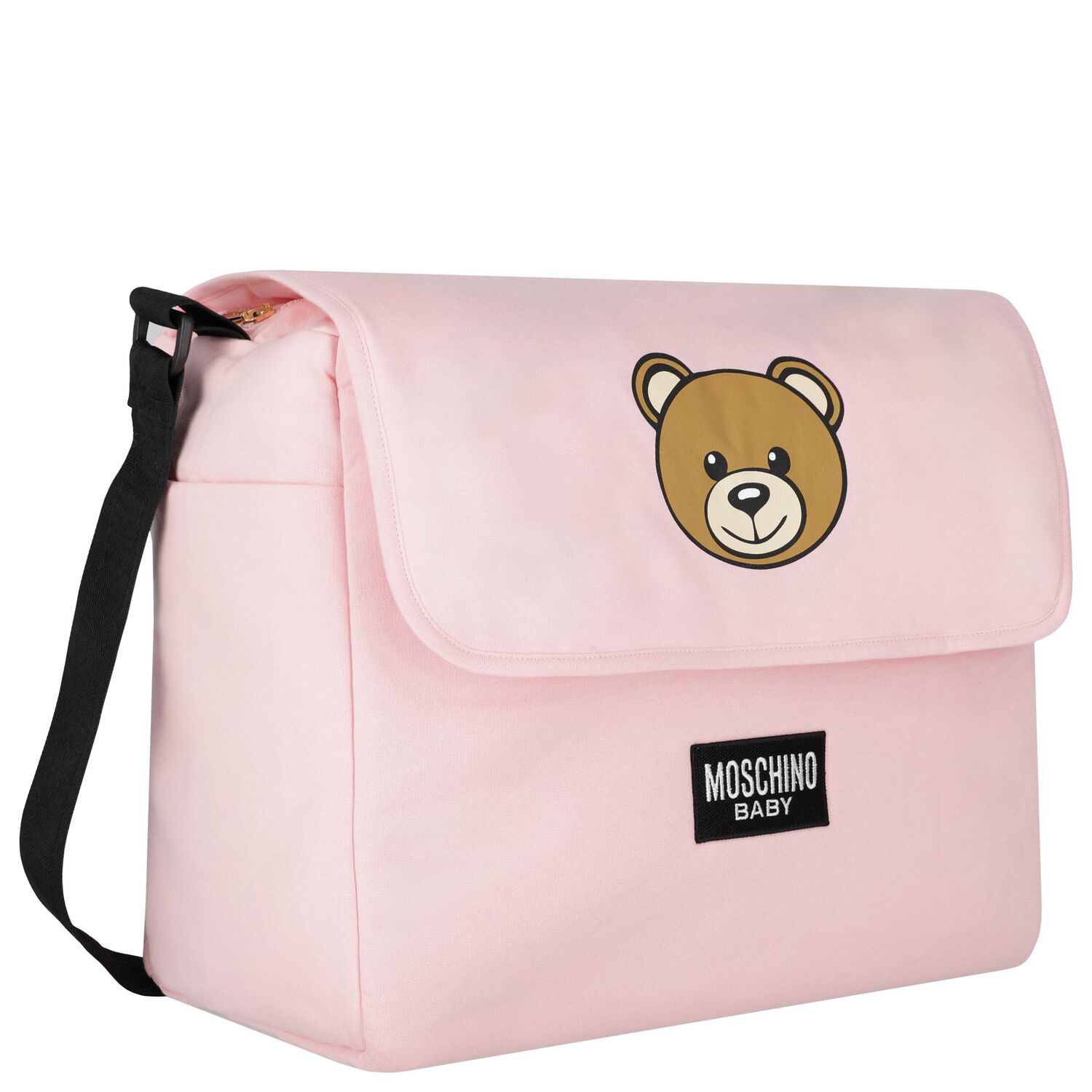 Pink Teddy Bear Logo Baby Changing Bag, 3, hi-res image number null